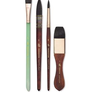 NEW Princeton Neptune Synthetic Squirrel Brushes - Set of 4